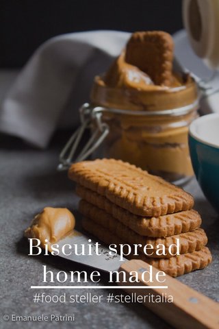 Biscuit spread home made #food steller #stelleritalia
