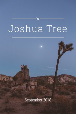Joshua Tree September 2018