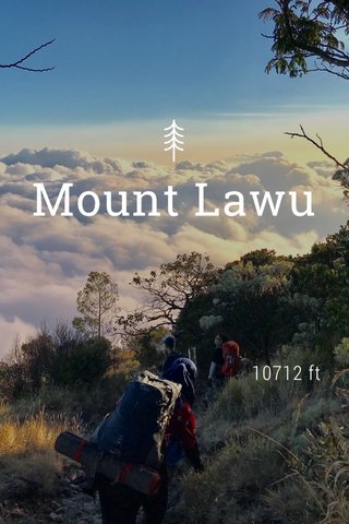 Mount Lawu 10712 ft