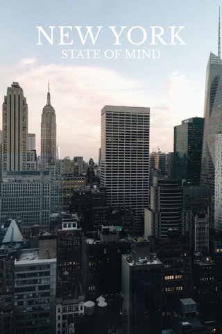 NEW YORK STATE OF MIND