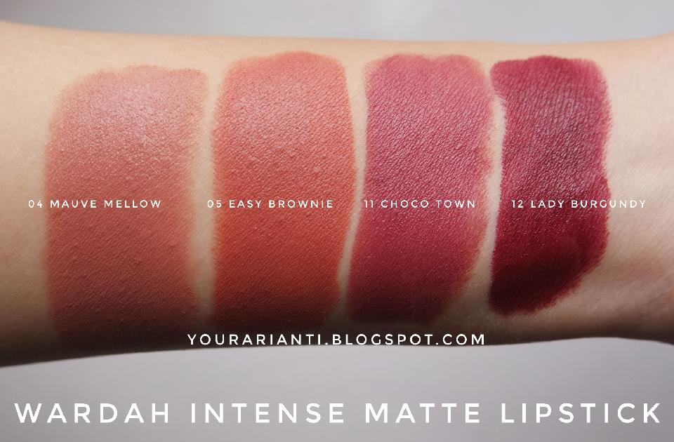 intense matte lipstick wardah